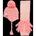 Комплект для девочки (шапка,шарф,перчатки) модель К9941