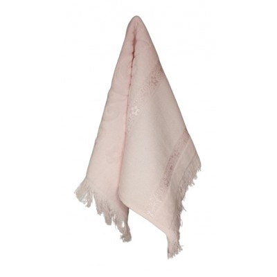 Махровое полотенце для рук 30х50 нежно-розовое NURPAK 710