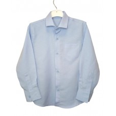 Рубашка для мальчика 122/60/30 голубая BLUELAND 13.500