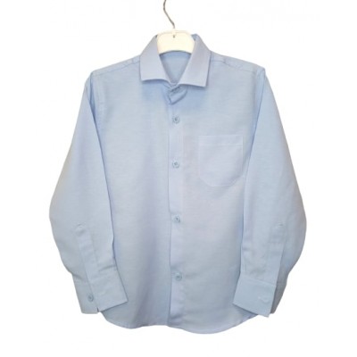 Рубашка для мальчика 122/60/30 голубая BLUELAND 13.500